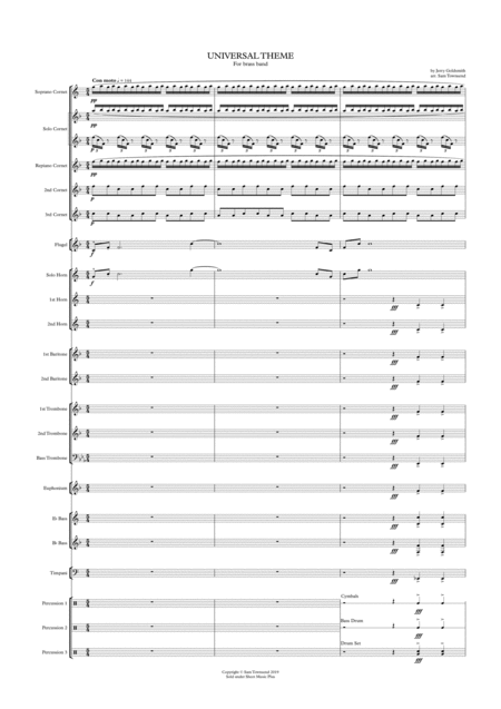 Universal Studios Theme For Brass Band Page 2