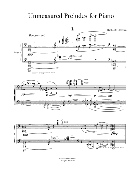 Unmeasured Preludes For Piano Page 2