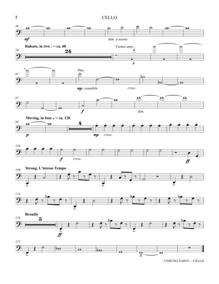 Unsung Saint Cello Page 2