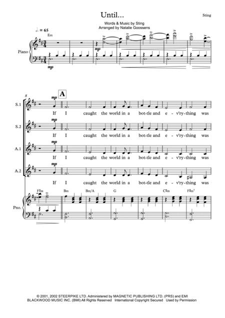 Until Ssaa Choir With Piano Page 2