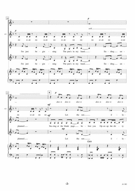 Unwritten Ssaa Piano Page 2