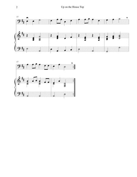 Up On The House Top Up On The Housetop For Beginning String Bass With Optional Piano Accompaniment Page 2