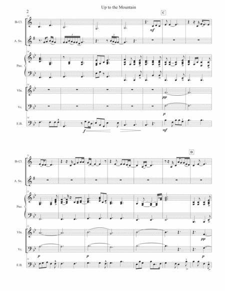 Up To The Mountain Mlk Song For Alto Sax And Clarinet And Ensemble Page 2