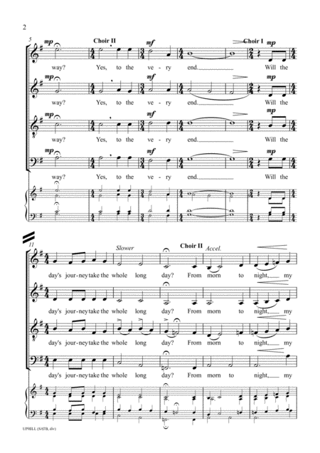 Uphill Satb Div Page 2