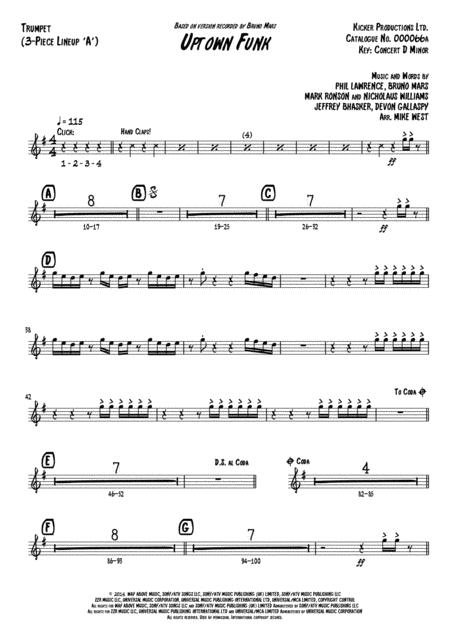 Uptown Funk 3 Piece Brass Section A Page 2