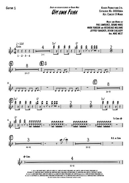 Uptown Funk Guitar Page 2