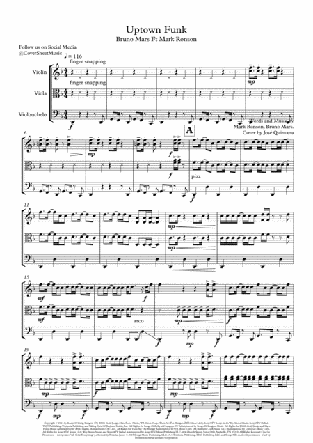 Uptown Funk String Trio Page 2