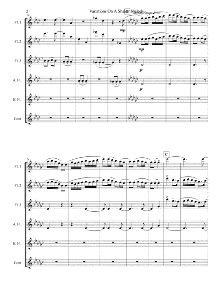 Variations On A Shaker Melody Bnd Page 2