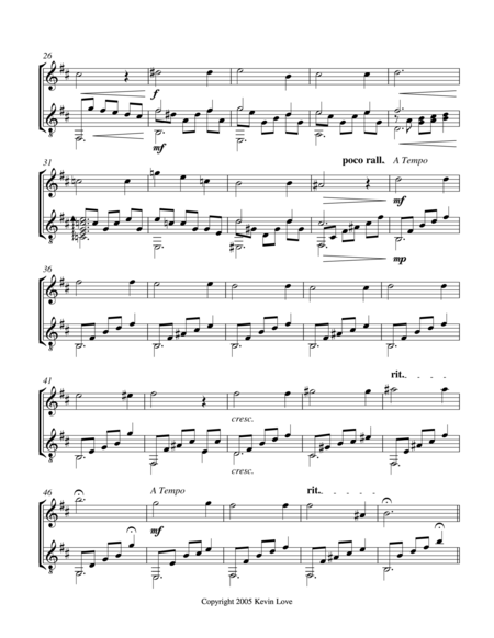 Variations On A Theme By Sor Flute And Guitar Score And Parts Page 2