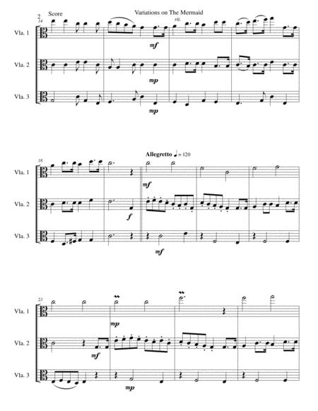 Variations On The Mermaid For Viola Trio Page 2