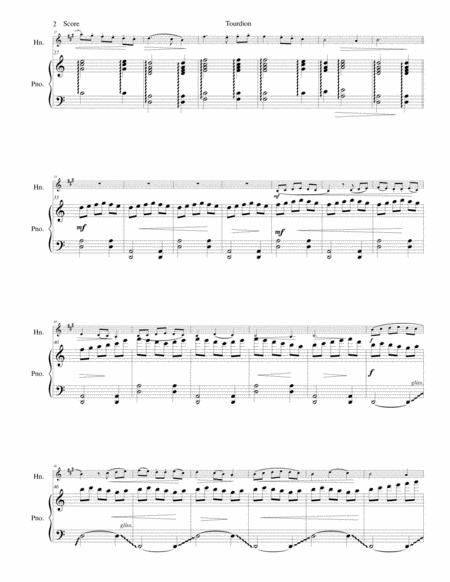 Variations On Tourdion After Claude Gervaise For Tenor Horn Horn In E Flat And Piano Page 2