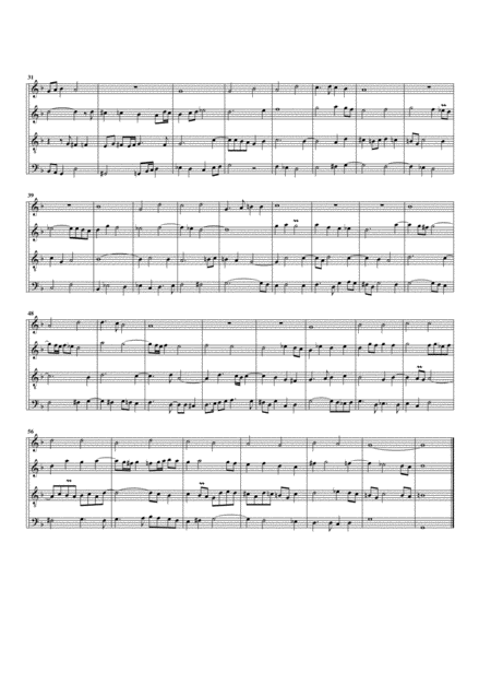 Varum Betruebst Du Dich Mein Herz Arrangement For 4 Recorders Page 2