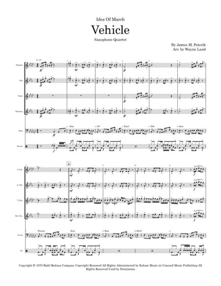 Vehicle Saxophone Quartet W Rhythm Page 2