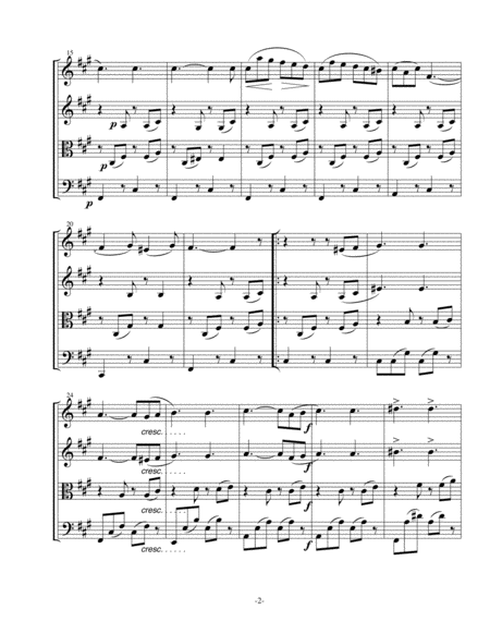Venetian Boat Song Score Page 2