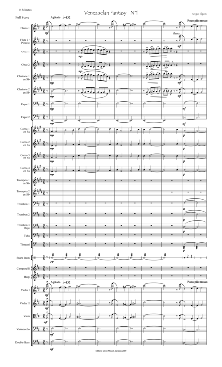 Venezuelan Fantasy 1 For Full Orchestra Page 2