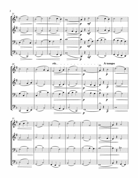 Veni Creator Spiritus Brass Quartet Score And Parts Page 2