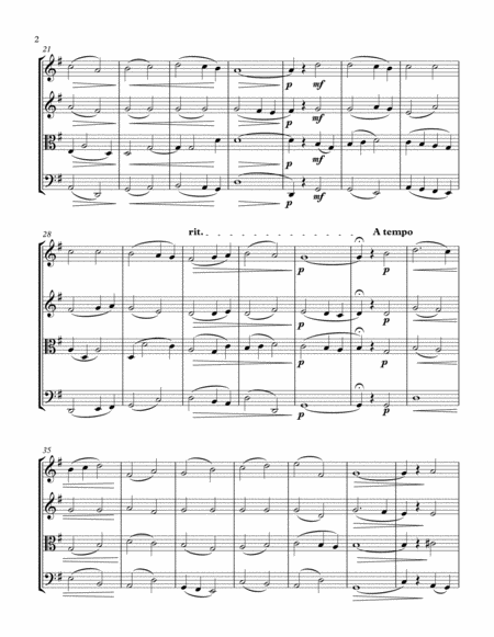 Veni Creator Spiritus String Quartet Score And Parts Page 2