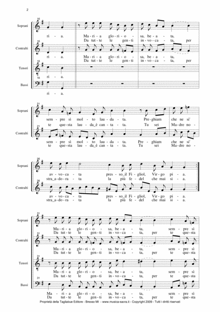 Venite A Laudare Laudario Cortonese Arr For Satb Choir Page 2