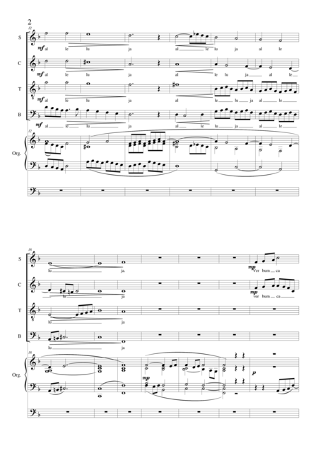 Verbum Caro Choir Satb And Organ Page 2