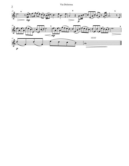 Via Dolorosa For Solo Unaccompanied Euphonium Page 2