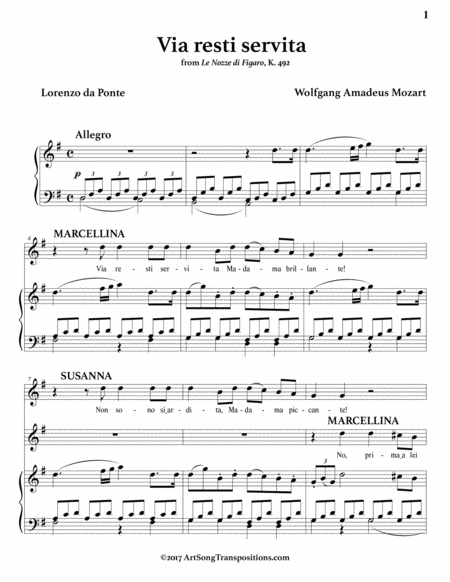 Via Resti Servita G Major Page 2