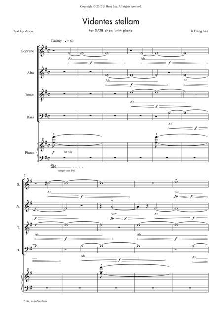 Videntes Stellam For Satb Piano Page 2