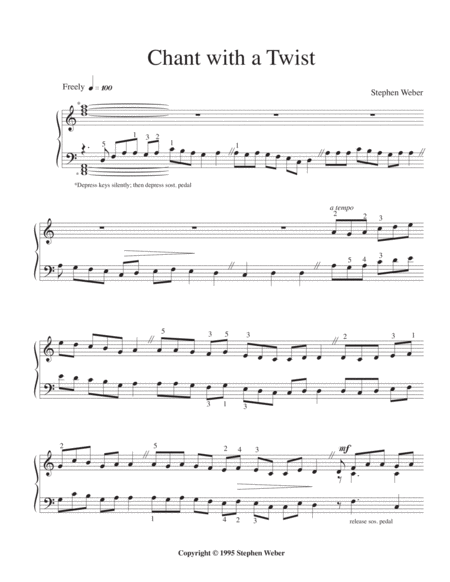 Vignettes For Piano Solo Page 2