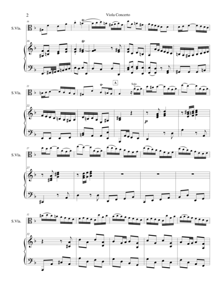 Viola Concerto In D Minor Page 2