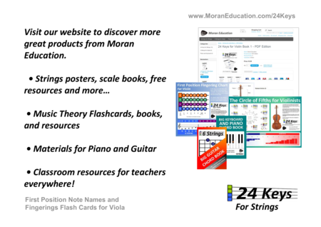 Viola Flash Cards Page 2