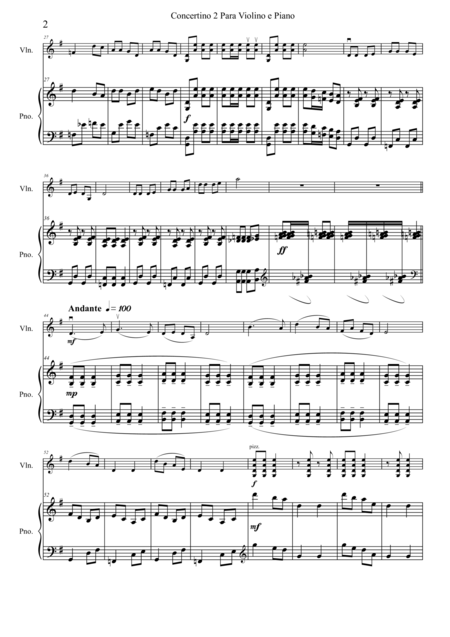 Violin Concertino N 2 Page 2