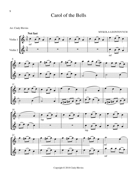 Violin Duets For Christmas Vol I Page 2