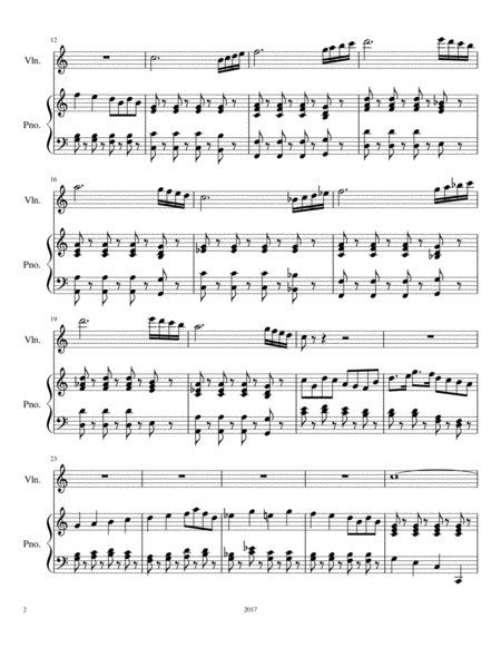 Violin Solo No 4 Page 2