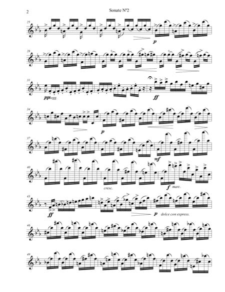 Violin Sonata N 2 Prelude E Ysae Alto Saxophone Transcription Page 2