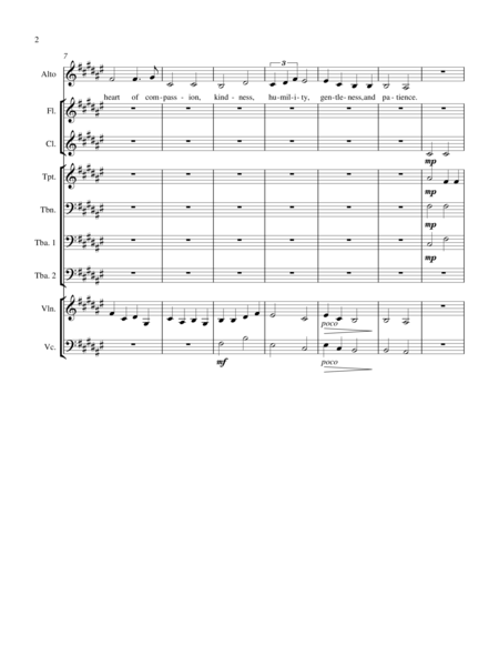 Virtue Not Vengeance Hope Not Despair For Alto Solo And Orchestra Part 1 Of 2 Piano Version And Individ Parts Are In Part 2 Page 2