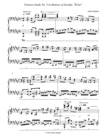 Virtuoso Etude No 3 In Memory Of Sorabji Clat Op 1 Page 2