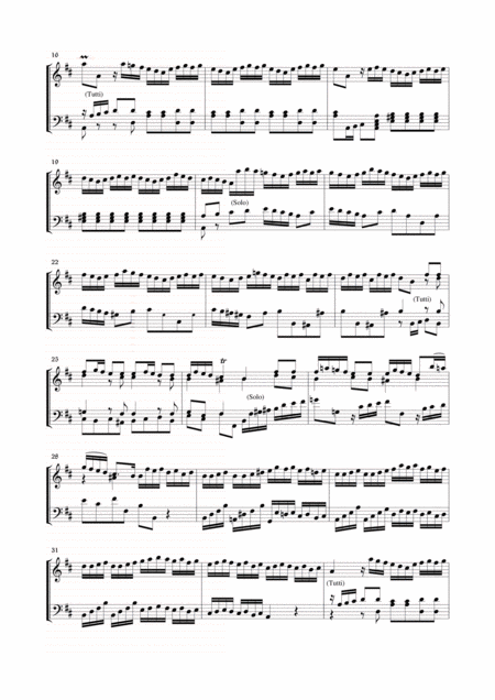 Vivaldi Bach Bwv 972 Transcription For Piano Organ Of Concerto In D Major N 9 Rv 230 By Antonio Vivaldi Page 2