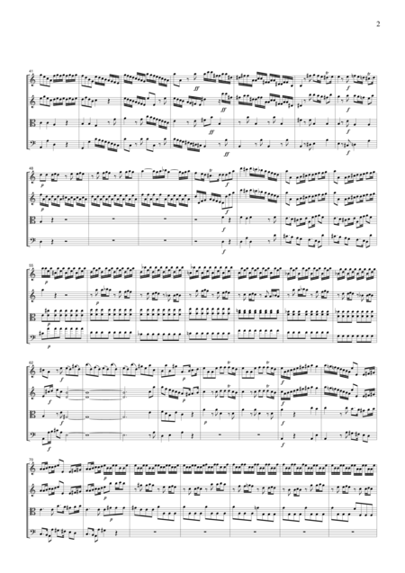 Vivaldi Concerto For 2 Violins In A Moll Op3 No 8 All Mvts For String Quartet Cv105 Page 2