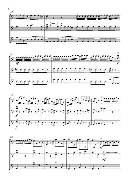 Vivaldi Concerto For 3 Cellos Page 2