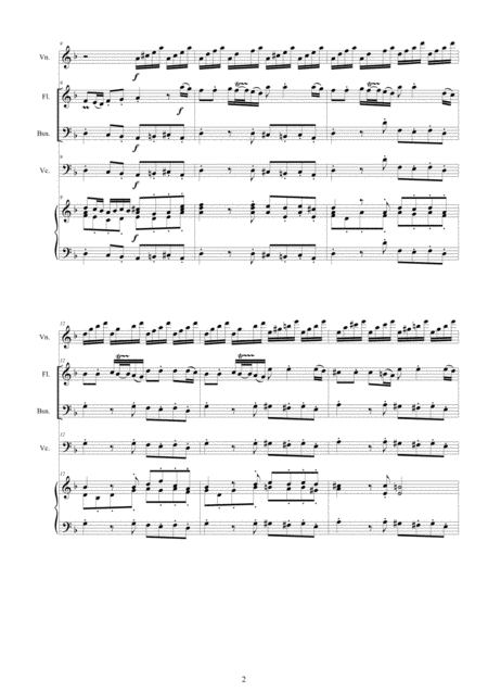 Vivaldi Concerto In D Minor Rv 96 For Violin Flute Bassoon Cello And Cembalo Page 2