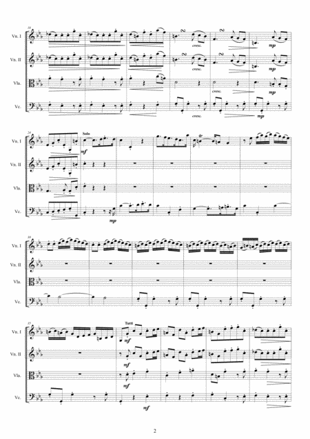 Vivaldi Concerto No 10 In C Minor Op 4 Rv196 For String Quartet Page 2