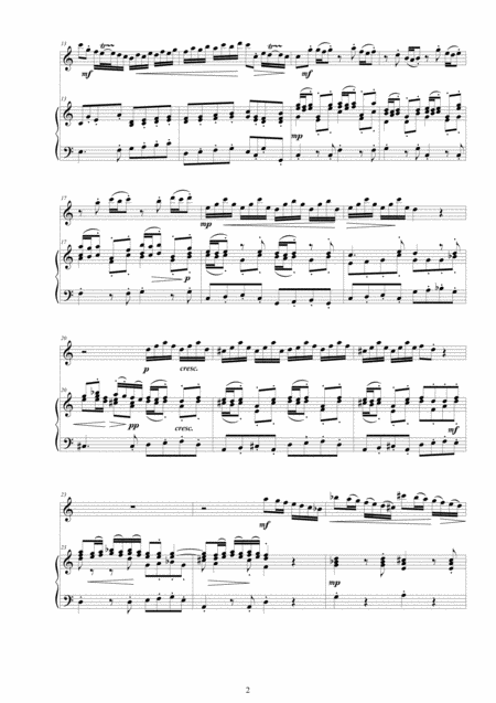 Vivaldi Flute Concerto In A Minor Rv 108 For Flute And Cembalo Or Piano Page 2