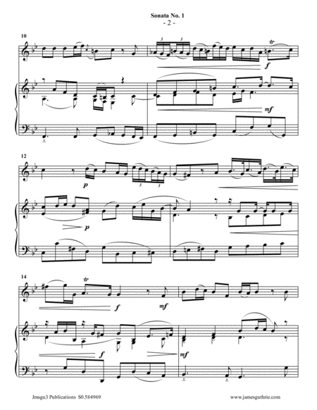 Vivaldi Sonata No 1 For Violin Piano Page 2