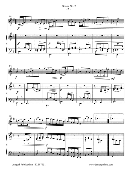 Vivaldi Sonata No 2 For Clarinet Piano Page 2