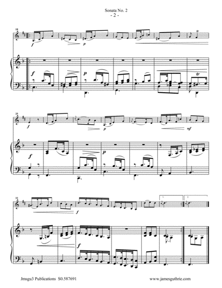 Vivaldi Sonata No 2 For Eb Clarinet Piano Page 2