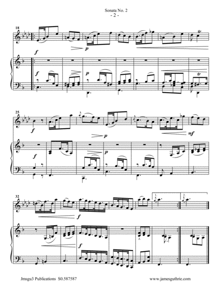 Vivaldi Sonata No 2 For Oboe D Amore Piano Page 2
