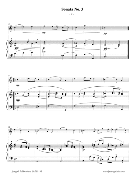 Vivaldi Sonata No 3 For Bass Flute Page 2