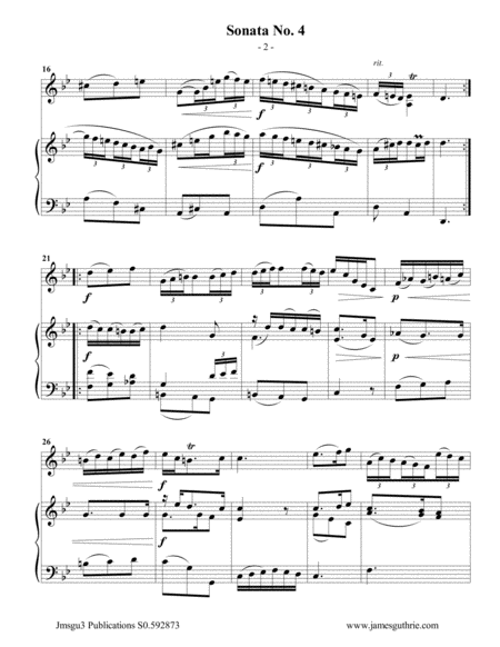 Vivaldi Sonata No 4 For Guitar Piano Page 2