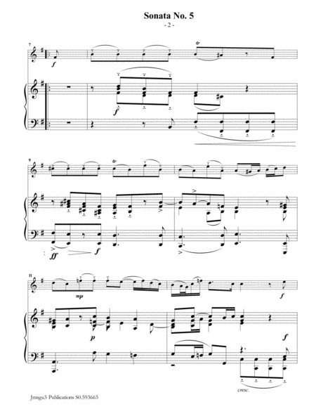 Vivaldi Sonata No 5 For Violin Piano Page 2