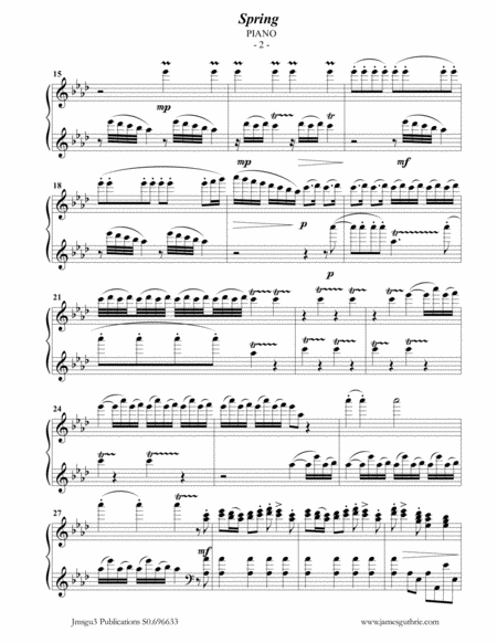 Vivaldi The Four Seasons Complete For Euphonium Piano Page 2