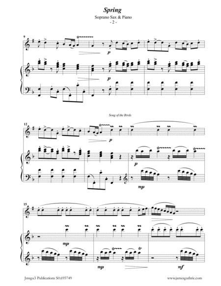 Vivaldi The Four Seasons Complete For Soprano Sax Piano Page 2